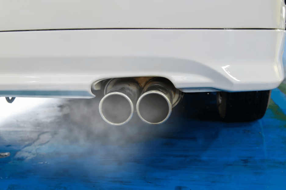 White Blue or Black car Exhaust Color